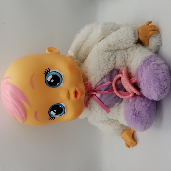 Cry Babies Goodnight Coney Interactive Doll Plush - Picture 8 of 9